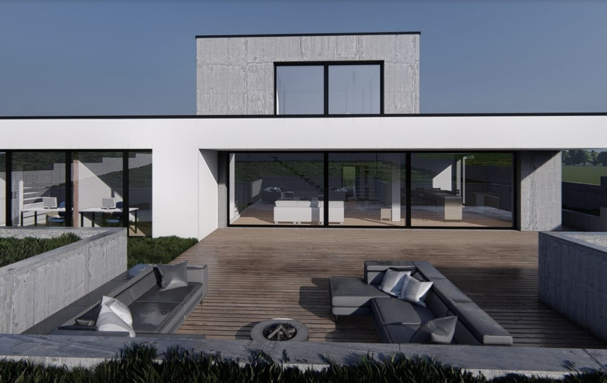 Stavebný pozemok s projektom a základovou doskou